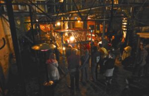 Golden Emanations from Ginormous Gongs at Calanthean Canyon