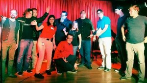 Members of You Small Comedy Troupe Zach Buhrer, Nick Cash, David Allen, Geo Shetler, Finch Nissen, Glenn Stuart, Whitney Ferrell, Kody Hamlin, Chris Washburn, Jacob Wilson, and Sarah Spooner. Photos by Zach Buhrer.