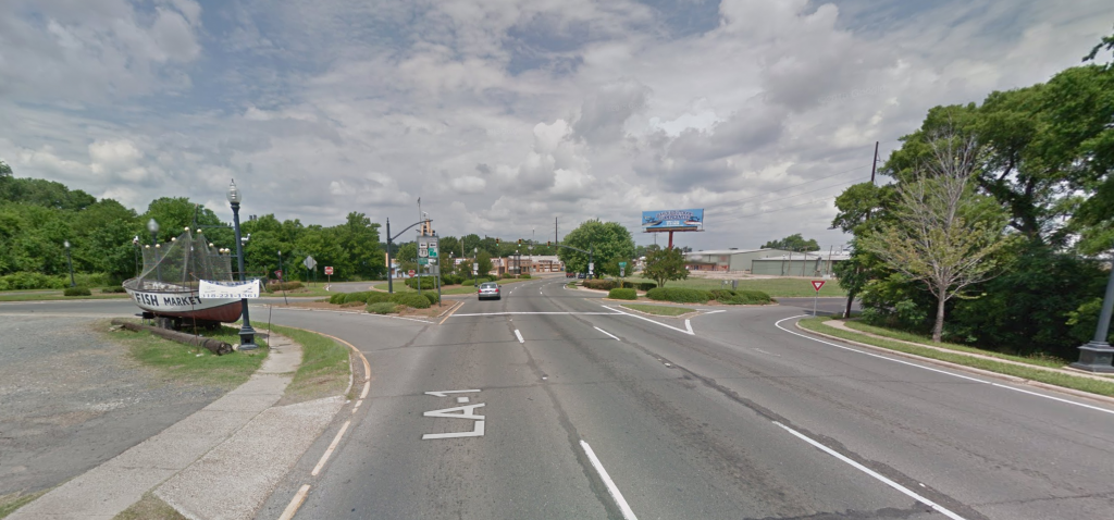 A segment of North Market just outside of downtown along the LOOP It-proposed Business Route Boulevard.